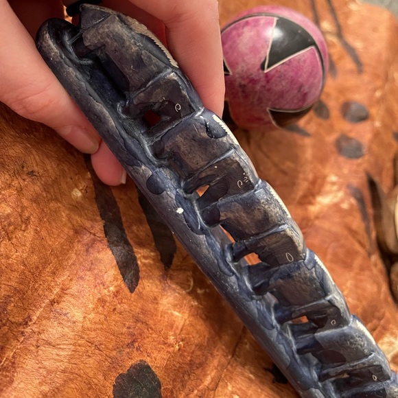 Handmade Kenyan Hand Carved Stone & Wood Figurines - Picture 5 of 9